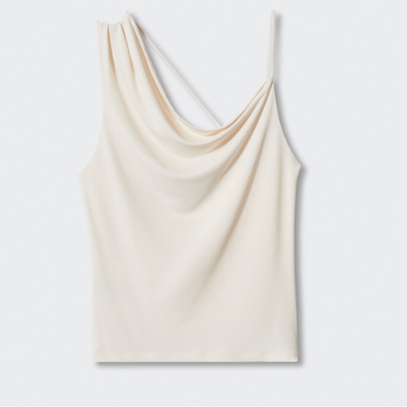 Mango cowl neck sleeveless blouse - Picture 5 of 9